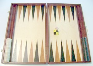 BACKGAMMON aus Holz Abverkauf statt 64,90 nur