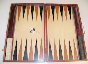 BACKGAMMON aus Holz Abverkauf statt 64,90 nur