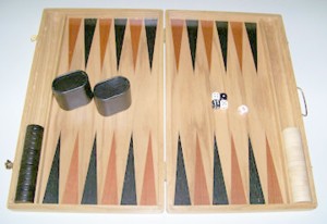 BACKGAMMON aus Holz Abverkauf statt 84,90 nur