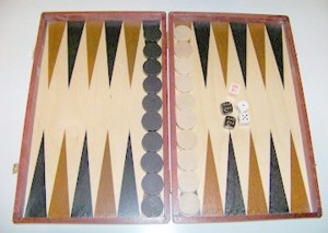 HOLZBACKGAMMON Abverkauf statt 19,90 nur