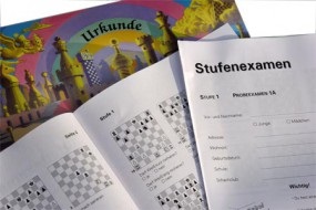 URKUNDE f&uuml;r STUFENMETHODE       Stufe 1 - 5
